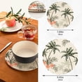 thumbnail image 3 of Palm Tree 2 Pack Pot Holders Trivets, Heat Resistant Hot Pads for Kitchen Table Decoration Trivets for Hot Dishes/Pot/Bowl/Teapot/Hot Pot Holders, 7" + 9.45", 3 of 7