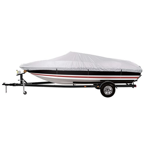 Harbor Master 150 Denier Reflective Polyester Boat Cover, Model A, Gray