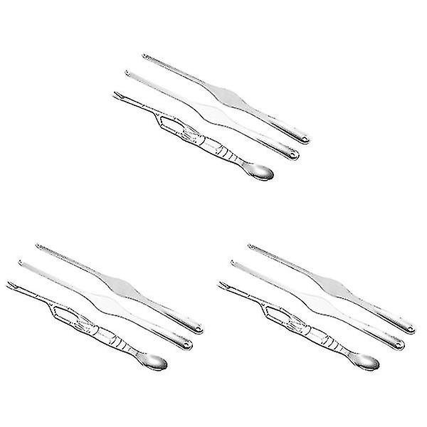 3 uds 3 en 1 304 menos herramientas de acero Clip Set S púas de horquilla de langosta