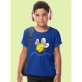 thumbnail image 2 of Happy Bee Flying T-Shirt Juniors -Image by Shutterstock,  x-Small, 2 of 4