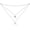 June, variant on Dainty Non Tarnish Gold Plated 925 Sterling Silver Crescent Moon Double Layered Choker Necklace for Women, Triple Layered Moonstone Necklaces June Birthday Gift for Women