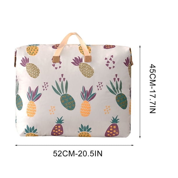 Xihbxyly Ofertas Prime Bolsa de Almacenamiento de Gran Capacidad con Asa, Bolsa de Almacenamiento de Gran Capacidad, Cubo de Almacenamiento Plegable para Manta de Edredón