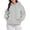 Light Gray, variant on Basic Hoodies for Women 2025 Fall Winter Long Sleeve Casual Plain Hooded Sweatshirt with Pockets Pullover Tops