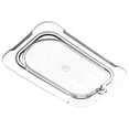 thumbnail image 4 of Carlisle 10336U07 Universal 1/9 Size Food Pan Lid - Flat, Clear, 4 of 5