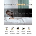 thumbnail image 4 of Linen Mint Green Blackout Curtains for Bedroom - 84 Inch Long Light Blocking 2 Panels Set, Modern Minimalist Pure Solid Color Thermal Insulated Living Room Drapes Grommet Window Curtains 52"x84", 4 of 8