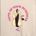 thumbnail image 3 of Disney Villains - None Of Ur Business - Women's Lightweight French Terry Long Sleeve Shirt, 3 of 5