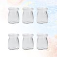 thumbnail image 4 of 6pcs Glass Pudding Cup Unleaded Cup High Temperature Resistant Kitchen Storage Bottle with Lid (200ml Unmarked Pudding Bottle), 4 of 8