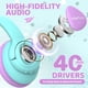 thumbnail image 3 of Auriculares Bluetooth VibeTune Kids 60H Playtime Morados, 3 of 7