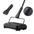 thumbnail image 1 of Carpet Sweeper, 7.87 in Sweeping, Floor Sweeper Manual Non Electric, 300 ml Dustbin Capacity with Comb for Home Office Rugs Hardwood Surfaces Wood Floors Laminate, Cleans Dust Pet Hair, 1 of 5