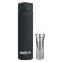 The London Sip Tea Infuser Bottle (16 Oz.; Black), TB16-B