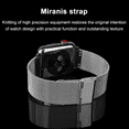 thumbnail image 4 of Compatible con Apple Watch Band 38-40 mm / 42-44 mm, hebilla de bucle de acero inoxidable, correa de metal, correa de repuesto para Iwatch Series 4, Series 3, Series 2, Series 1 Xemadio 2033268-5, 4 of 9