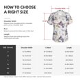 thumbnail image 4 of Uemuo Rabbit And Butterfly Printed Women's Classic V-Neck T-Shirt - Soft, Breathable, Moisture-Wicking, Perfect for Casual, Office, Travel, and Everyday Wear-Small, 4 of 5