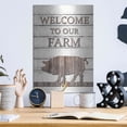 thumbnail image 6 of Luxe Metal Art 'Pig Welcome to Our Farm' by Lori Deiter, Metal Wall Art, 12"x16", 6 of 9