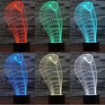 thumbnail image 2 of 3D Illusion Lamp LED Cobra Night Light Snake Animal Toys 7 Color Changing Touch Sensor Desk Table Lamp, 2 of 5