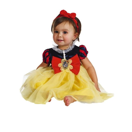 Disney Infant Girls Snow White Costume Baby Dress & Headband