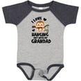 thumbnail image 3 of Inktastic Monkey I Love Hanging out with My Grandad Boys or Girls Baby Bodysuit, 3 of 5