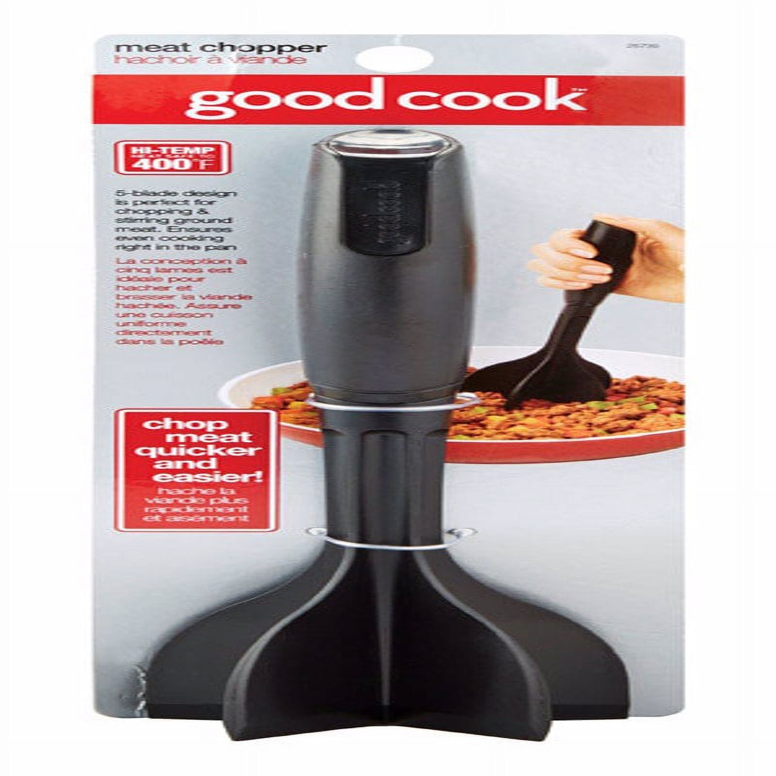 GoodCook Hamburger Premium Quality Meat Chopper with Nylon Head that is  Heat Resistant to 400 Degrees Fahrenheit