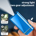 thumbnail image 5 of Vfedsrsge Technology Alloy Lighters LED Power Display, Lightweight Windproof USB Charging Lighter Blue, 5 of 6
