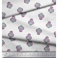 thumbnail image 3 of Soimoi Rayon Fabric Floral Block Fabric Prints by Yard 56 Inch Wide, 3 of 5