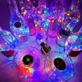 thumbnail image 4 of BadPiggies 12Pack Wine Bottle Lights with Cork 20 LED Battery Operated Colorful Fairy Mini String Lights for DIY Christmas Wedding Party Decor, 4 of 10