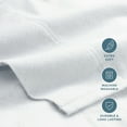 thumbnail image 4 of Bare Home Luxury 100% Cotton Flannel Split King Sheet Set, Deep Pocket, 5-Piece, White, 4 of 11