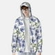 thumbnail image 2 of Fotbe Blue Flax Flowers Chaqueta con Protección Solar UPF 50+ para Hombre y Mujer, Camisa con Capucha y Bolsillos-Medium, 2 of 7