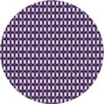 thumbnail image 1 of Ahgly Company Indoor Square Patterned Dark Purple Area Rugs, 3' Square, 1 of 6