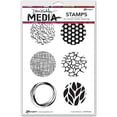thumbnail image 2 of Dina Wakley Media Cling Stamps 6"X9"-Circle Patterns, 2 of 2