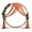 Round, variant on Wooden Wedding Arch Arbor - Solid Wood Backdrop Stand for Ceremony Decor - Round, Heptagon & Square Shapes - Garden Event Decoration
