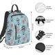 thumbnail image 4 of Cute Hot Air Balloon Print2 Backpack Casual Shoulder Daypack Lightweight Travel Backpack For Men Women, 4 of 5