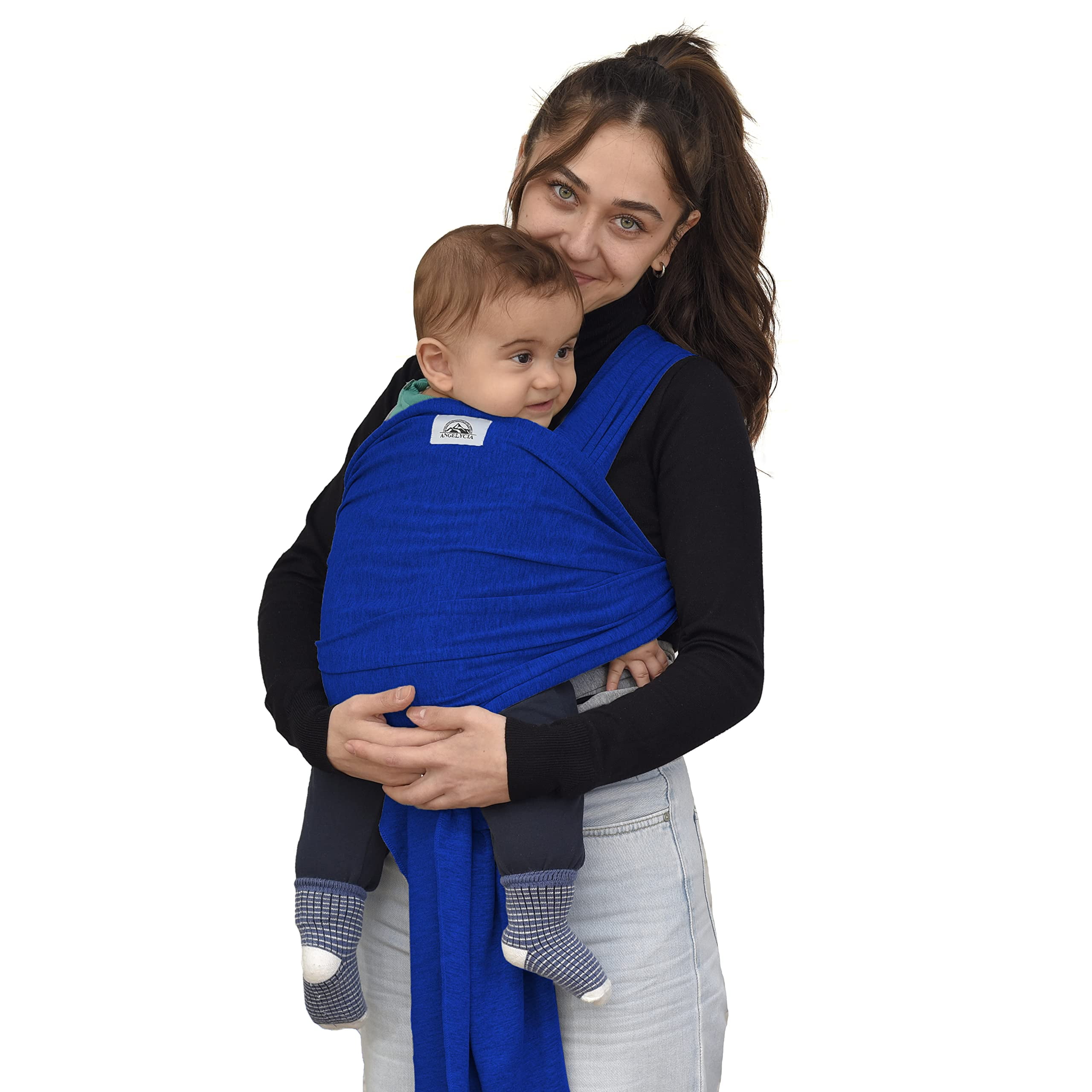 Angelycia Baby Wrap Carrier, Baby Sling Carrier for Newborn to Toddler
