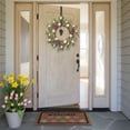 thumbnail image 6 of Boxwood Wreath For Front Door Year Round With Realistic Greenery And Full, 6 of 6