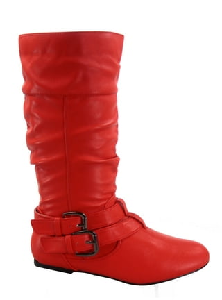 Red boots at walmart best sale