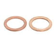 thumbnail image 2 of Unique Bargains 10pcs 18mmx24mmx1.5mm Copper Flat Ring Sealing Crush Washer Gasket, 2 of 2