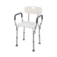 thumbnail image 1 of Adjustable Height Elderly Bath Tub Shower Chair Bench Stool  Non-slip, 1 of 7
