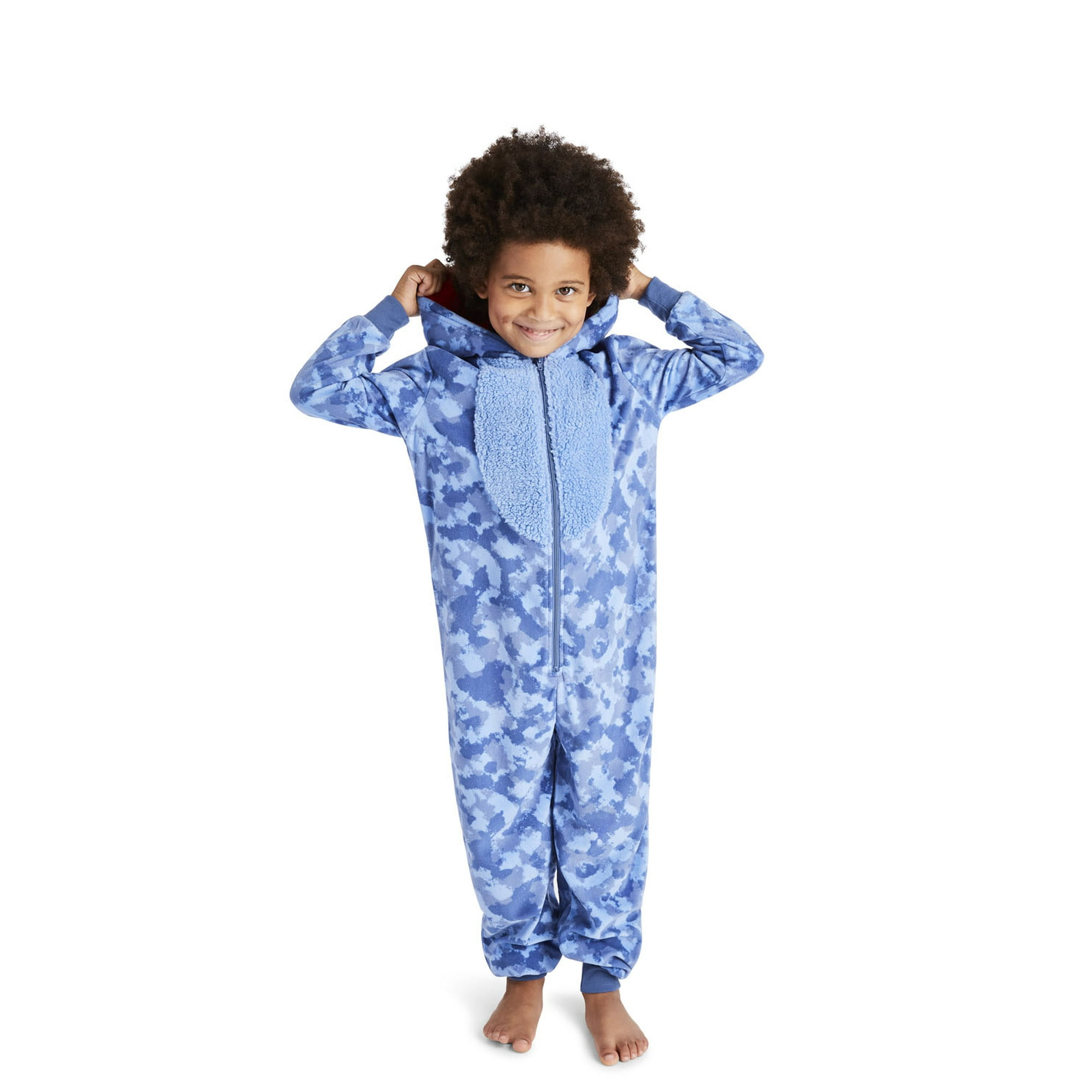 Boys hooded pajamas hotsell
