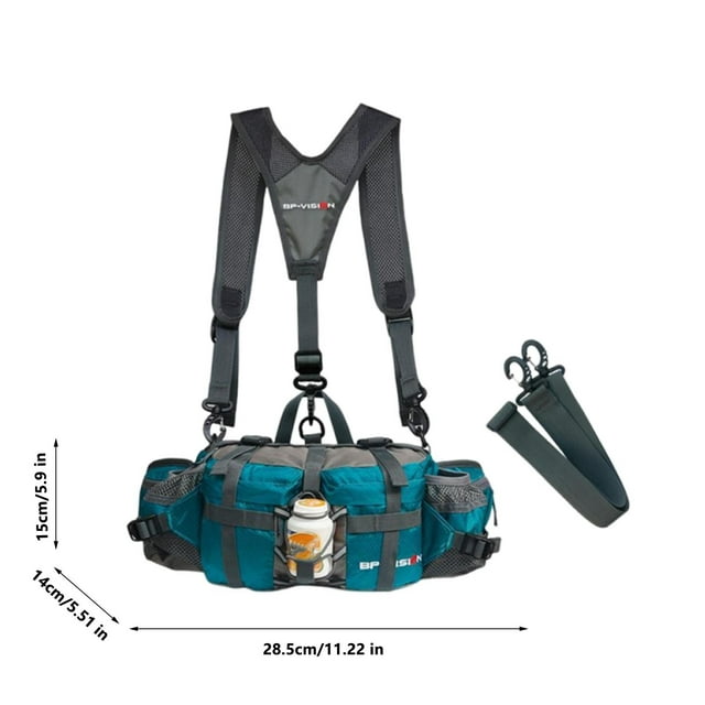 Bouteille d'Eau de Rangement, Bouteilles d'Eau de Randonnée Ultralégères Multifonctionnelles Sac de Taille Extérieur Sac de Chasse pour Hommes Sac de Randonnée avec Bouteille d'Eau Ultralégère Multifonctionnelle Sac de Taille Extérieur
