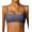 Blue, variant on Women's Sports Bra with Thin Straps Stretchy Wirefree Workout Bras Lightweight Workouts Bralette with Removable Pads