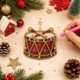 thumbnail image 4 of Christmas Diamond Ornaments, Diamond Art Kits for Adults, Pearl Wooden Hanging Pendant DIY Craft Kit, Xmas Tree Decoration Home Party Gift for Adults, 4 of 7