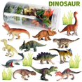 thumbnail image 4 of 12 Sets Of Colorful Simulation Dinosaur Suit Model Ornaments, 4 of 8