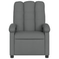 thumbnail image 2 of vidaXL Massage Recliner Chair Dark Grey Fabric, 2 of 5