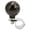 Black, variant on YAHHU Steering Wheel Spinner Knob Power Turning Aid Ball Thunder Style for Cars Truck Tractor Boat Black, 1.3 inches / 3.3 cm