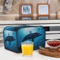 thumbnail image 6 of Fotbe Ocean Dolphin Fish School for Four Slice Toaster Cover, Fingerprint Protector, Super Soft Appliance Cover And Dust Cover,Bread Dust Cover & Fingerprint Protection, 6 of 7