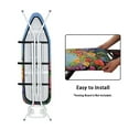 thumbnail image 4 of HELLHERO Floral Ironing Board Cover, Soft Ironing Board Cover, Non Stick Scorch and Stain Resistant Standard Size 15x54 Inch with Elastic Edges, 4 of 5