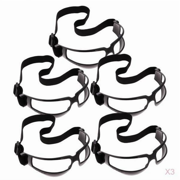 15x Gafas de goteo negro Gafas de goteo para entrenamiento deportivo de baloncesto