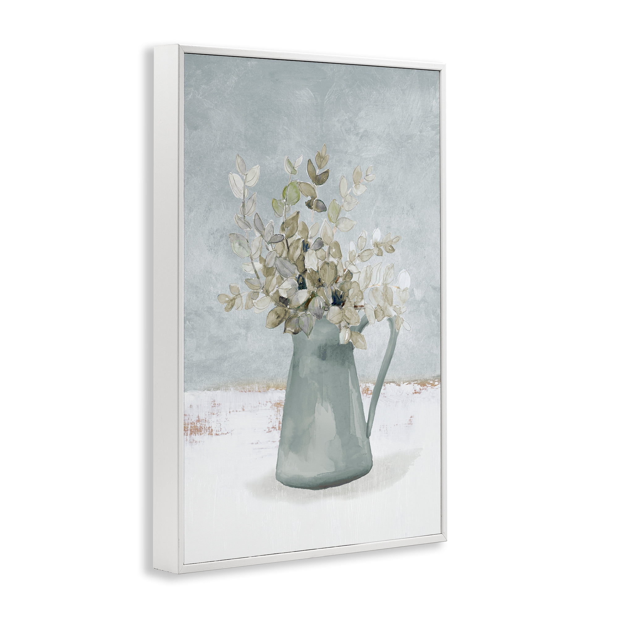 Stupell Industries Blue Botanical Arrangement White Framed Giclee Art, design by Lanie Loreth