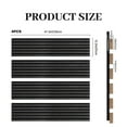 thumbnail image 3 of POWKOL 4 Pack Soundproofing Panel, 47.2” x 12.2” Soundproofing Wood Panel, Seamless Spliced Wall Panels,Sound Absorbing Decorative Panels,Luxury Real Wood Panel (Black Oak), 3 of 6
