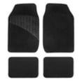 thumbnail image 3 of FH Group Color-Trimmed Liners Non-Slip Car Floor Mats with Rubber Heel Pad - Full Set, 3 of 7