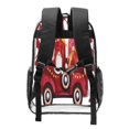 thumbnail image 2 of Kdxio Truck With Gnomes Clear Backpack, Transparent Bookbag for School for Women Men, Capacity Clear Bag for College, Travel, 2 of 7
