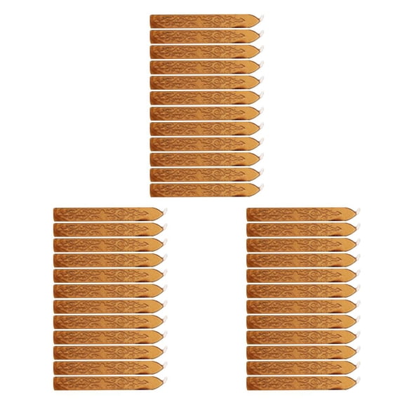 Inteprter 12 piezas de sello de cera con diseño de flecha DIY, Kit de sellos de cera para bodas, fácil de usar y limpiar para tarros de vino, oro rojo oro rojo 3piezas Inteprter CBP186936